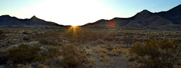 Sunrise in New Mexico